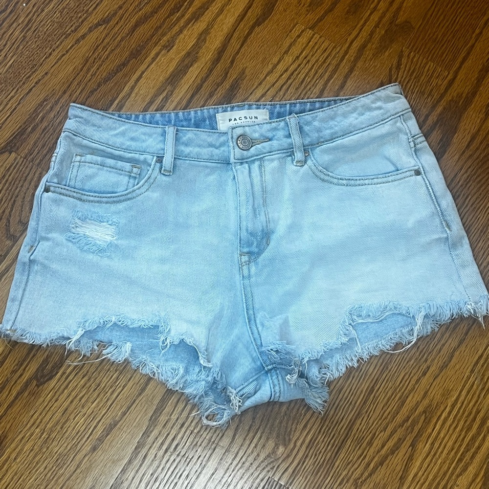 Pacsun High Rise Denim Shorts in Size 25